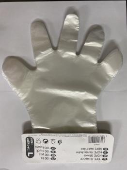 HDPE Gloves - Transparent color