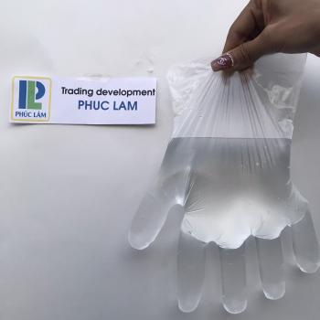 HDPE Gloves - Transparent color packing in small bag