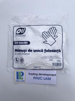 HDPE Gloves - Transparent color