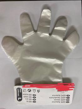 HDPE Gloves - Transparent color