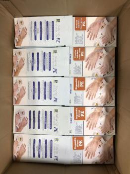 PE Gloves - Disposable glove packing in box