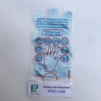 HDPE Gloves - Blue color