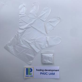 HDPE Gloves - Transparent color packing in small bag