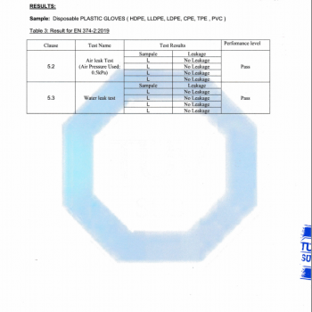 Certificate of compliance